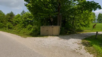 a garbage bin enclosure