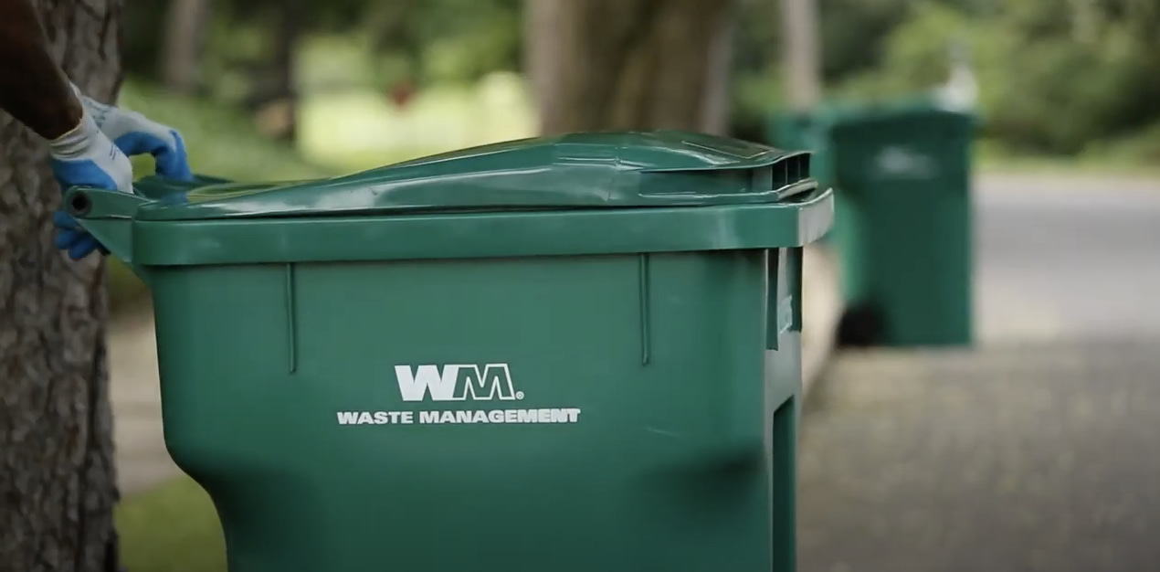 a green waste cart