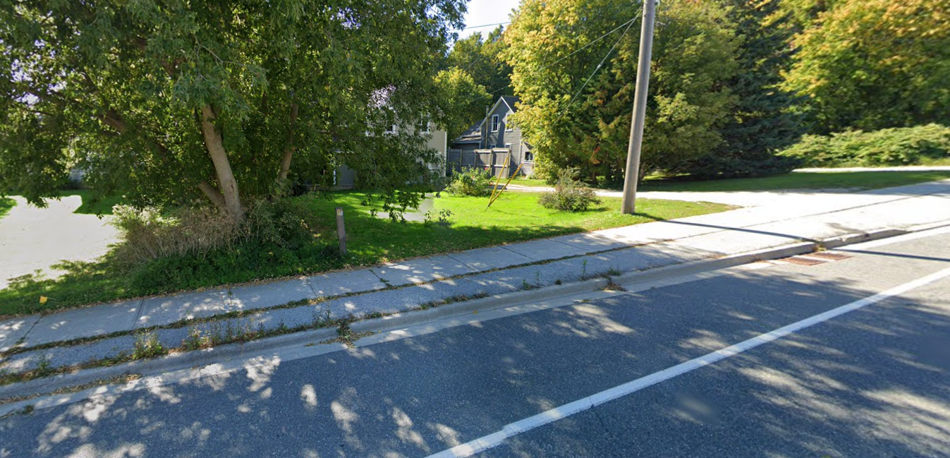 Sidewalk in Shallow Lake