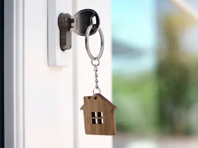 House on a keychain